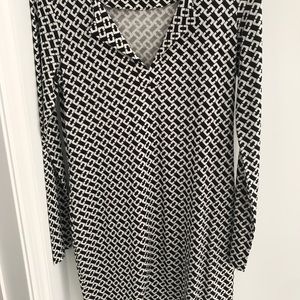 Geometric patterned dress